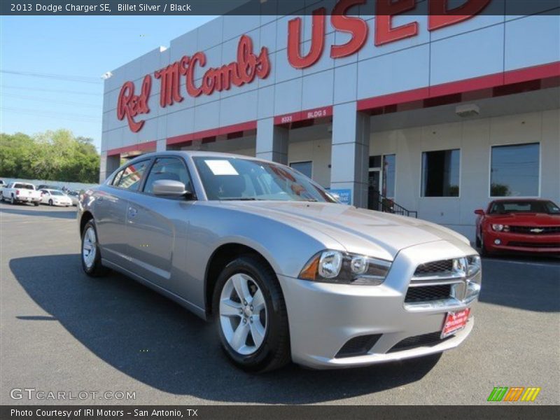 Billet Silver / Black 2013 Dodge Charger SE