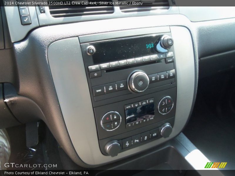 Silver Ice Metallic / Ebony 2014 Chevrolet Silverado 3500HD LTZ Crew Cab 4x4