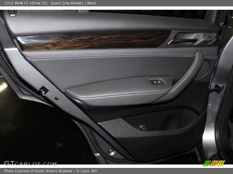 Space Gray Metallic / Black 2013 BMW X3 xDrive 35i