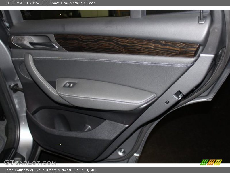Space Gray Metallic / Black 2013 BMW X3 xDrive 35i