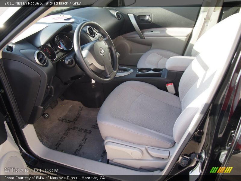 Wicked Black / Gray 2011 Nissan Rogue S