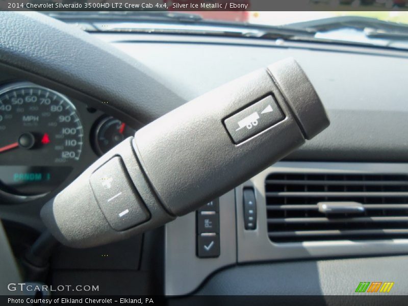Silver Ice Metallic / Ebony 2014 Chevrolet Silverado 3500HD LTZ Crew Cab 4x4