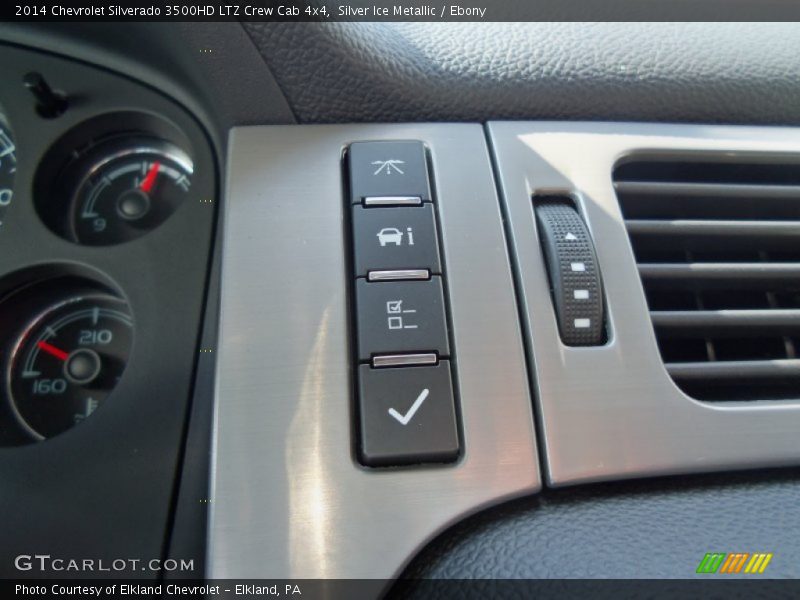Silver Ice Metallic / Ebony 2014 Chevrolet Silverado 3500HD LTZ Crew Cab 4x4