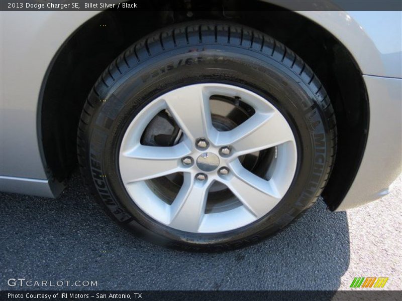 Billet Silver / Black 2013 Dodge Charger SE