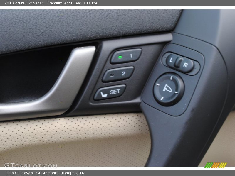 Premium White Pearl / Taupe 2010 Acura TSX Sedan