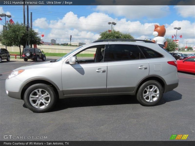 Ultra Silver / Beige 2011 Hyundai Veracruz GLS