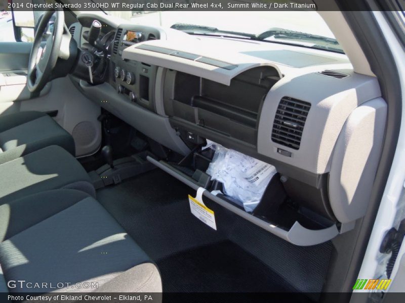 Dashboard of 2014 Silverado 3500HD WT Regular Cab Dual Rear Wheel 4x4