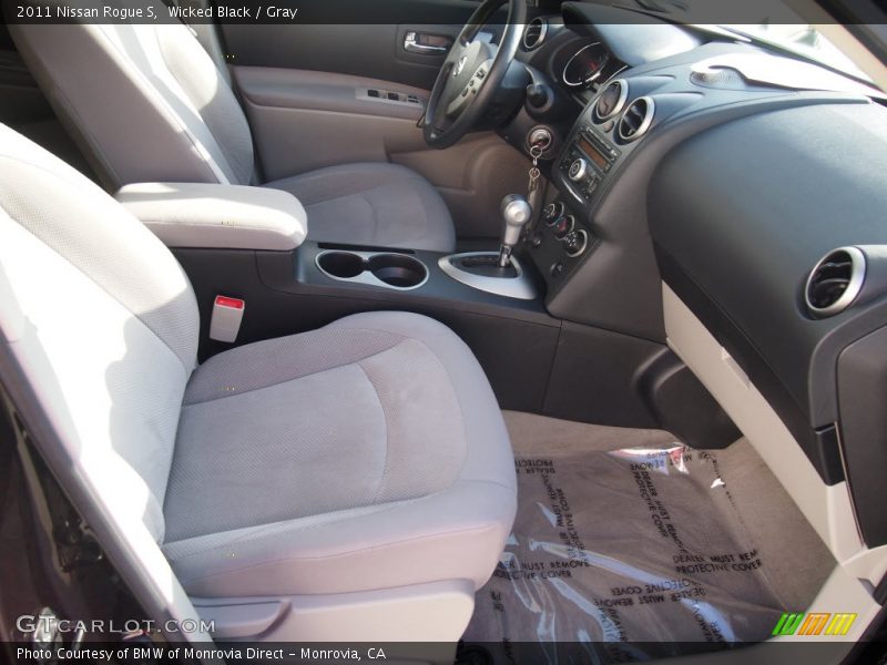 Wicked Black / Gray 2011 Nissan Rogue S