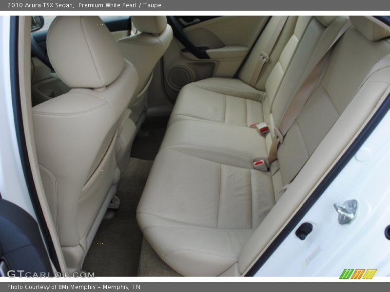 Premium White Pearl / Taupe 2010 Acura TSX Sedan