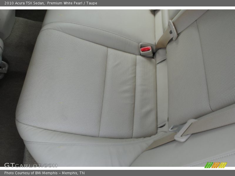 Premium White Pearl / Taupe 2010 Acura TSX Sedan