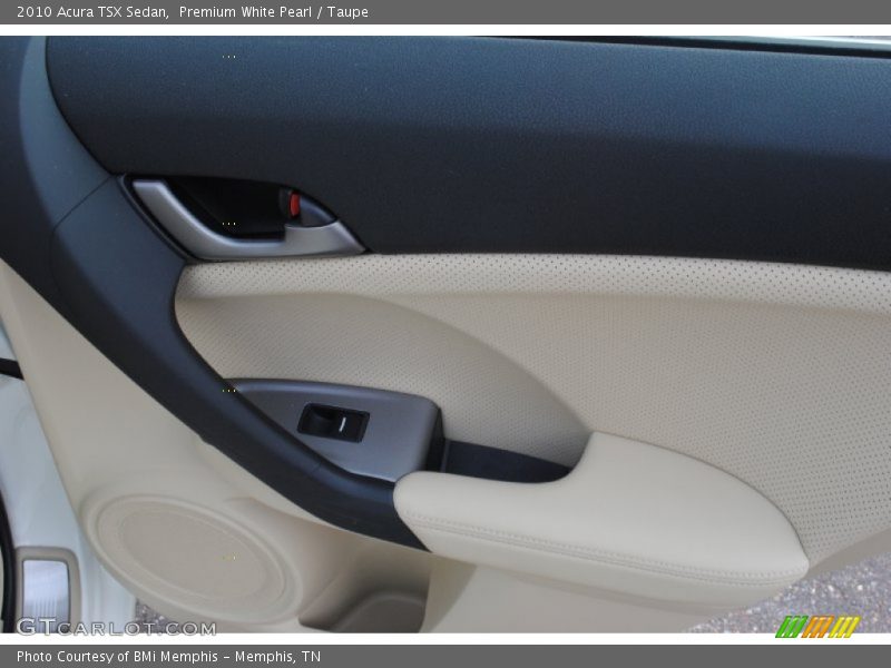 Premium White Pearl / Taupe 2010 Acura TSX Sedan