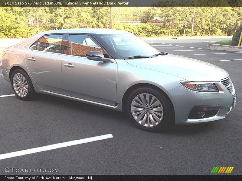 Glacier Silver Metallic / Dark Pewter 2010 Saab 9-5 Aero Sedan XWD