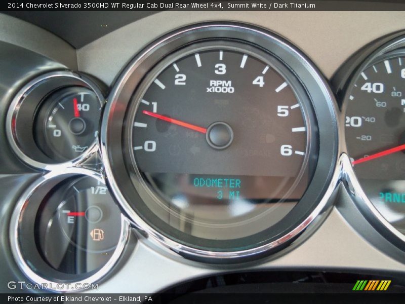  2014 Silverado 3500HD WT Regular Cab Dual Rear Wheel 4x4 WT Regular Cab Dual Rear Wheel 4x4 Gauges