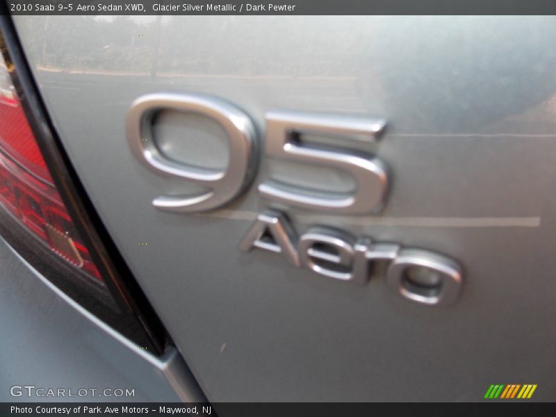 Glacier Silver Metallic / Dark Pewter 2010 Saab 9-5 Aero Sedan XWD
