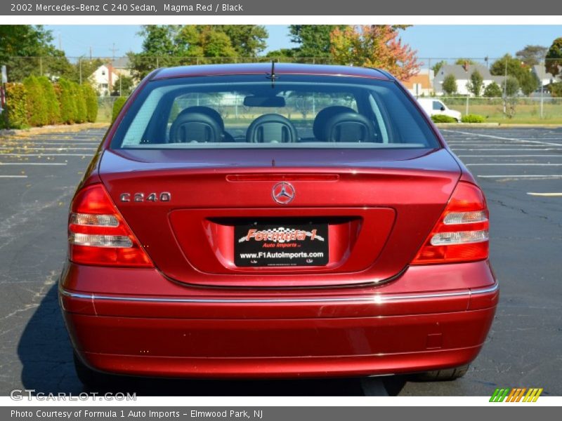 Magma Red / Black 2002 Mercedes-Benz C 240 Sedan