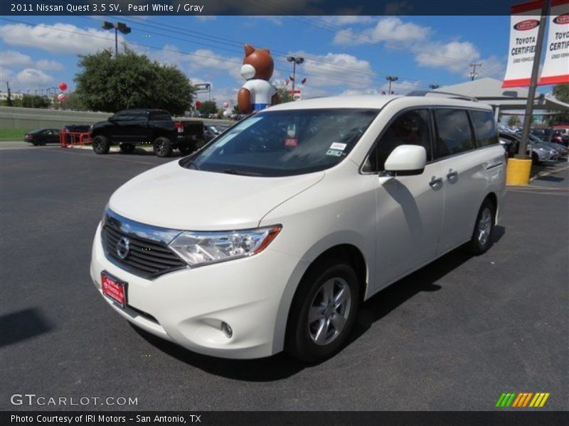 Pearl White / Gray 2011 Nissan Quest 3.5 SV