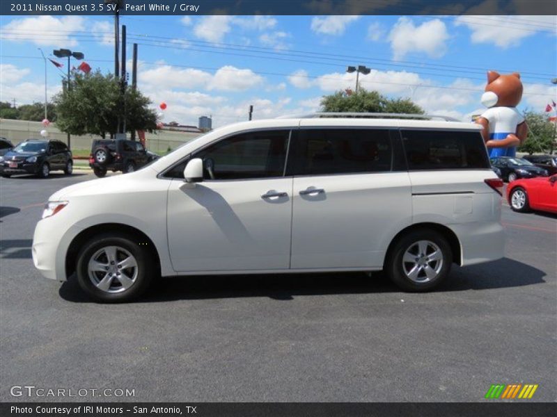 Pearl White / Gray 2011 Nissan Quest 3.5 SV