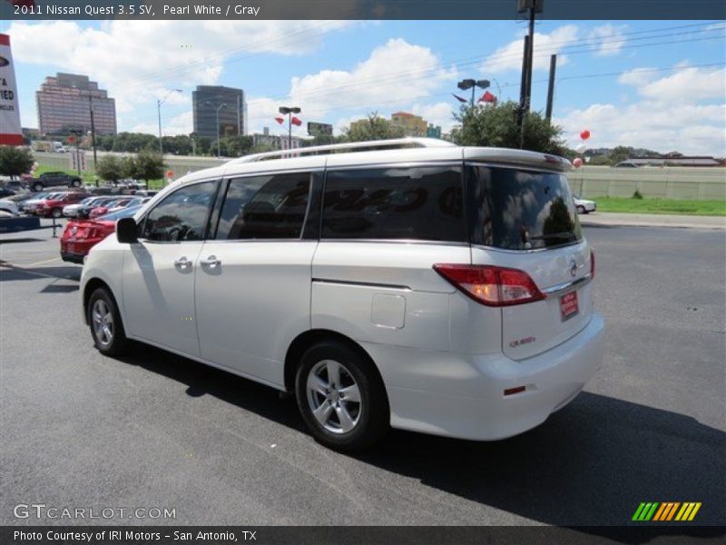 Pearl White / Gray 2011 Nissan Quest 3.5 SV