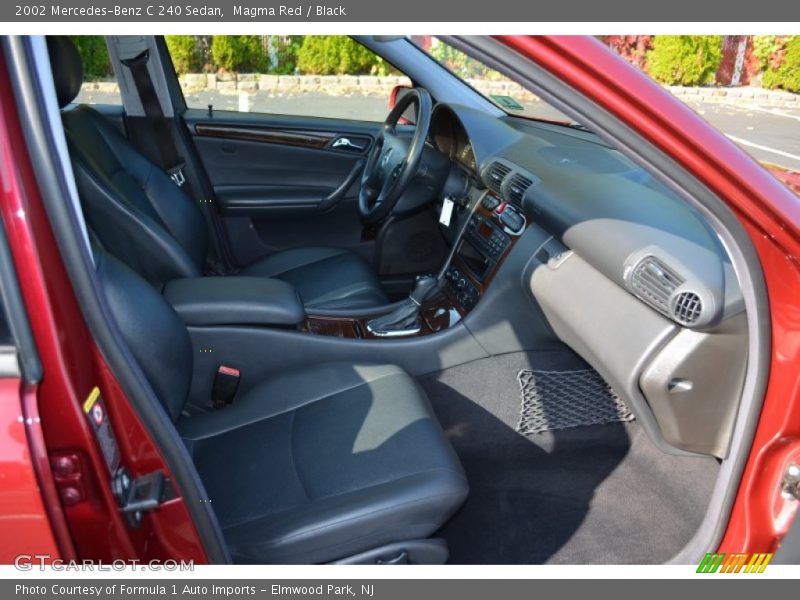 Magma Red / Black 2002 Mercedes-Benz C 240 Sedan