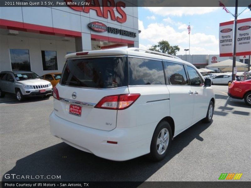 Pearl White / Gray 2011 Nissan Quest 3.5 SV