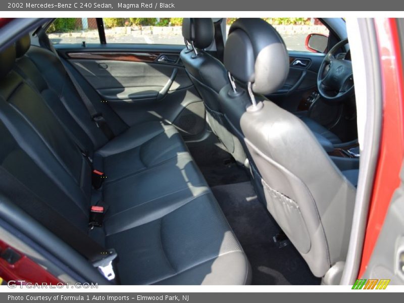 Magma Red / Black 2002 Mercedes-Benz C 240 Sedan