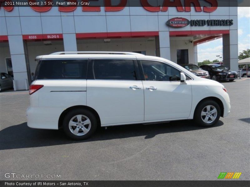 Pearl White / Gray 2011 Nissan Quest 3.5 SV