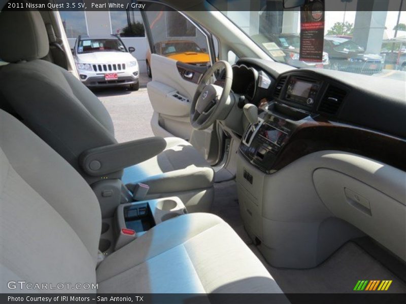 Pearl White / Gray 2011 Nissan Quest 3.5 SV