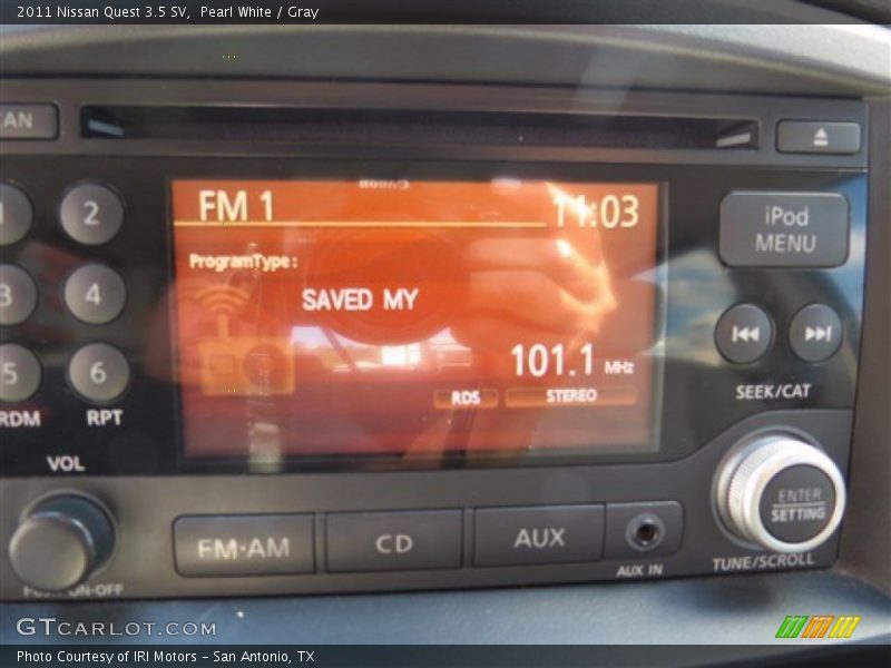 Pearl White / Gray 2011 Nissan Quest 3.5 SV