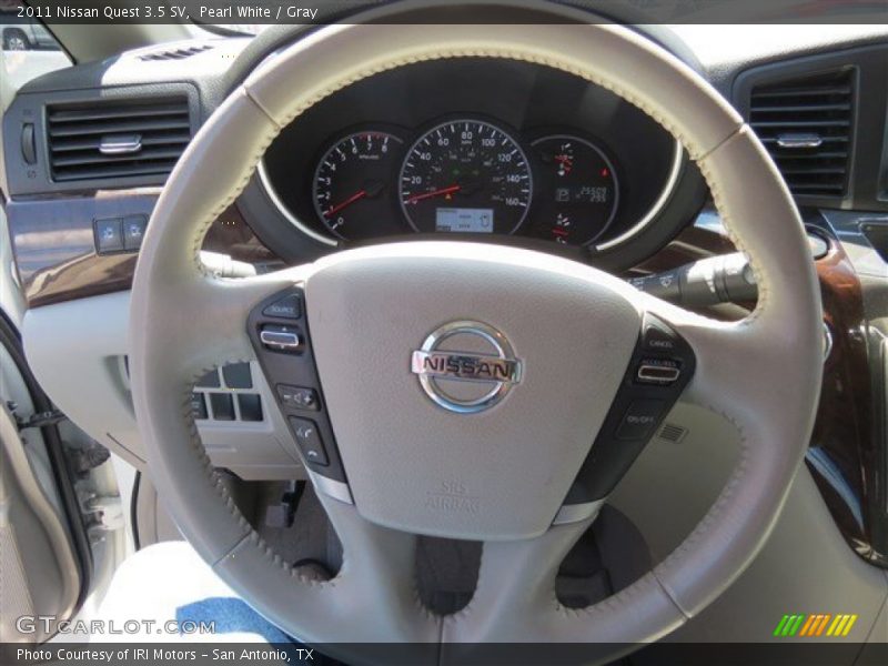 Pearl White / Gray 2011 Nissan Quest 3.5 SV