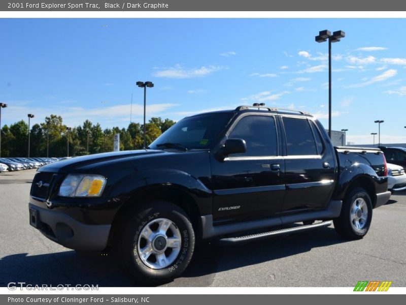 Black / Dark Graphite 2001 Ford Explorer Sport Trac