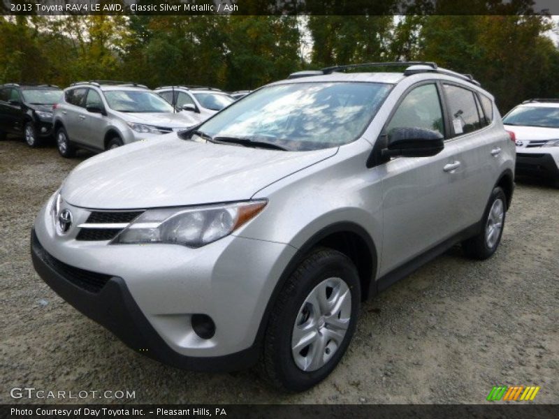 Classic Silver Metallic / Ash 2013 Toyota RAV4 LE AWD