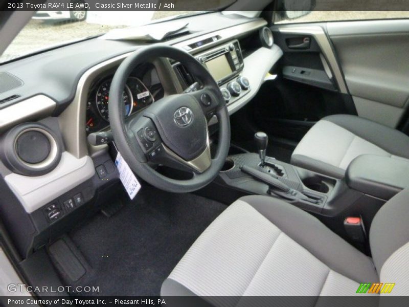 Classic Silver Metallic / Ash 2013 Toyota RAV4 LE AWD