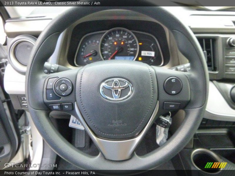 Classic Silver Metallic / Ash 2013 Toyota RAV4 LE AWD