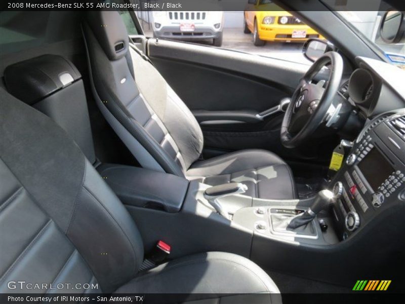 Black / Black 2008 Mercedes-Benz SLK 55 AMG Roadster