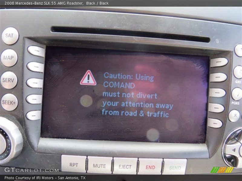 Black / Black 2008 Mercedes-Benz SLK 55 AMG Roadster