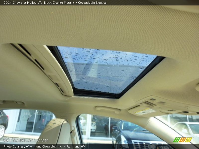 Black Granite Metallic / Cocoa/Light Neutral 2014 Chevrolet Malibu LT