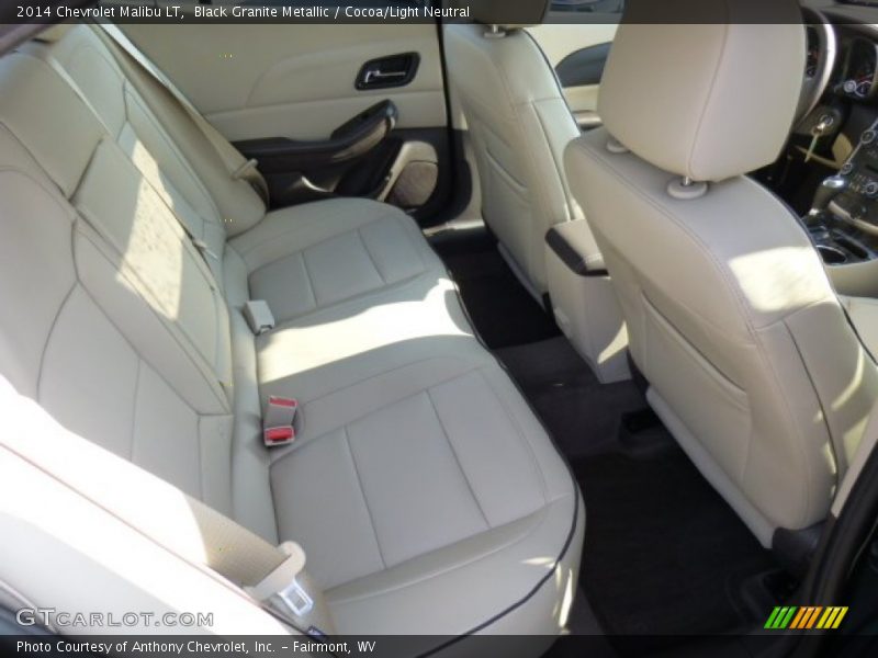 Rear Seat of 2014 Malibu LT