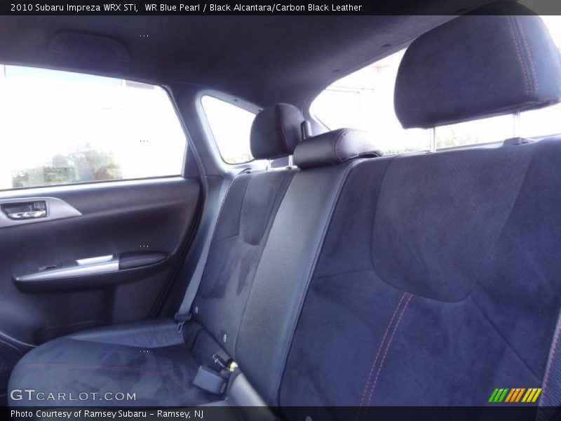 Rear Seat of 2010 Impreza WRX STi