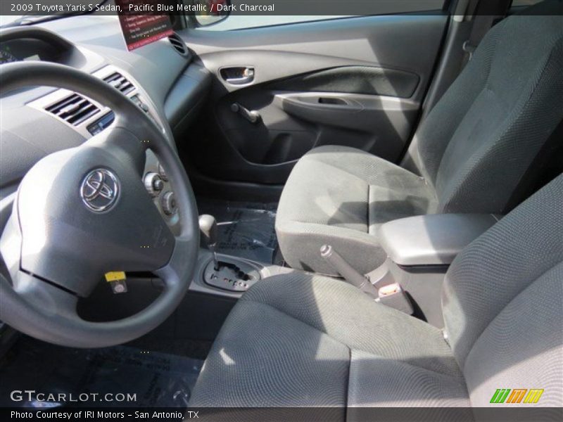 Pacific Blue Metallic / Dark Charcoal 2009 Toyota Yaris S Sedan