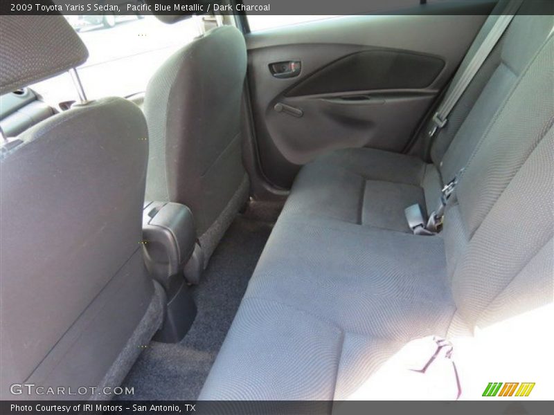 Pacific Blue Metallic / Dark Charcoal 2009 Toyota Yaris S Sedan