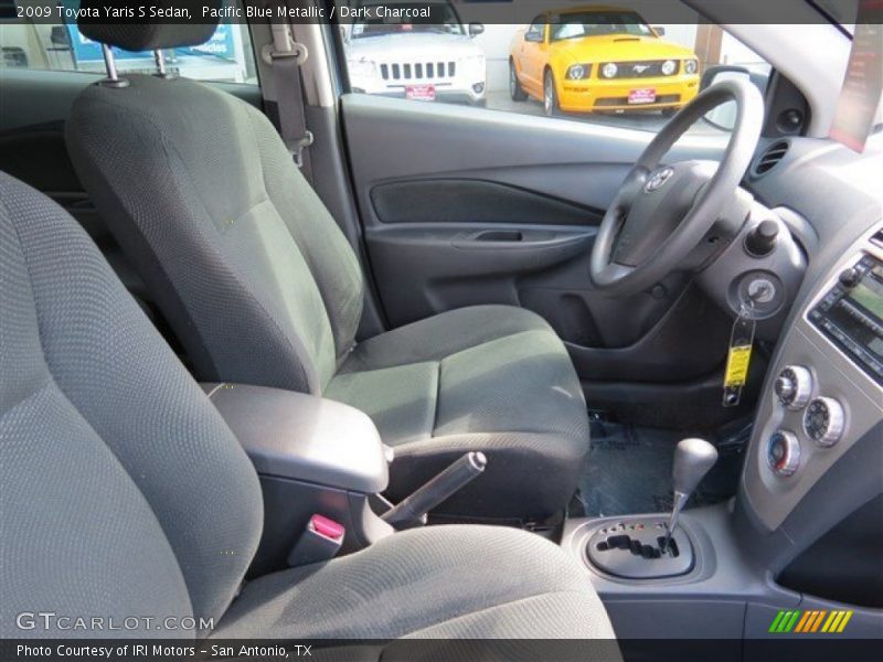 Pacific Blue Metallic / Dark Charcoal 2009 Toyota Yaris S Sedan