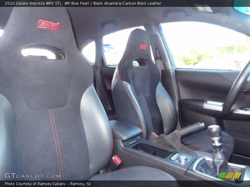 Front Seat of 2010 Impreza WRX STi