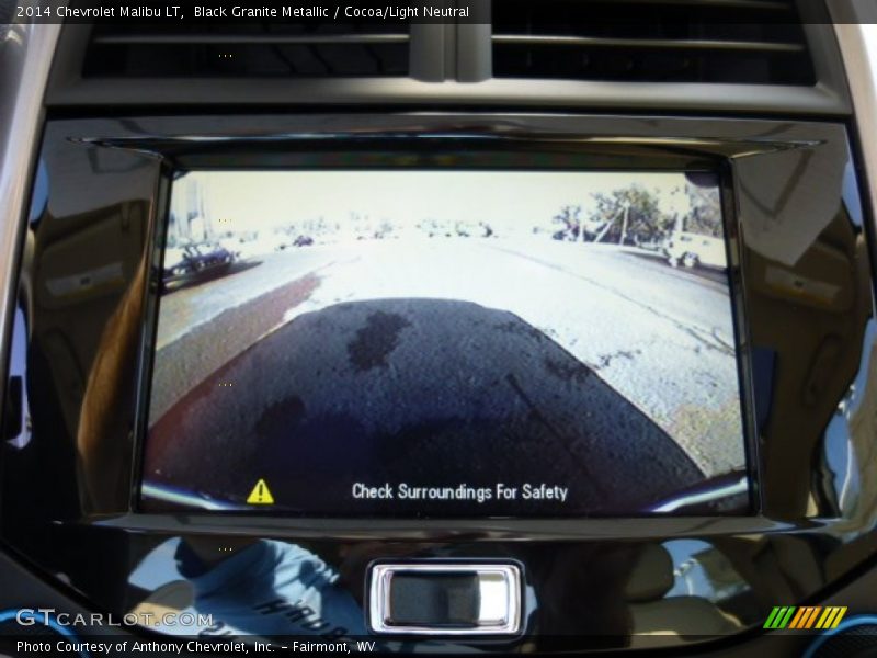Black Granite Metallic / Cocoa/Light Neutral 2014 Chevrolet Malibu LT