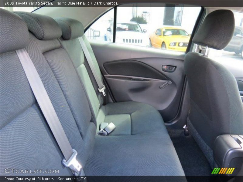 Pacific Blue Metallic / Dark Charcoal 2009 Toyota Yaris S Sedan
