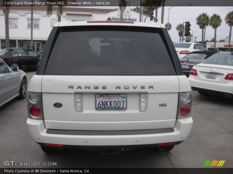 Chawton White / Sand/Jet 2006 Land Rover Range Rover HSE