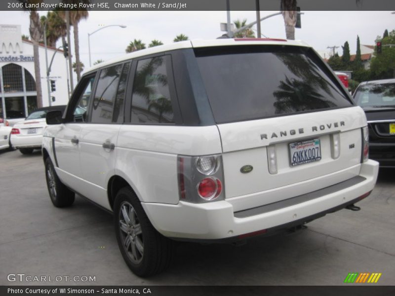 Chawton White / Sand/Jet 2006 Land Rover Range Rover HSE