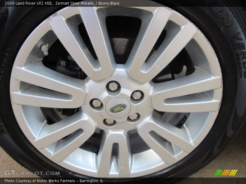 Zermatt Silver Metallic / Ebony Black 2009 Land Rover LR2 HSE