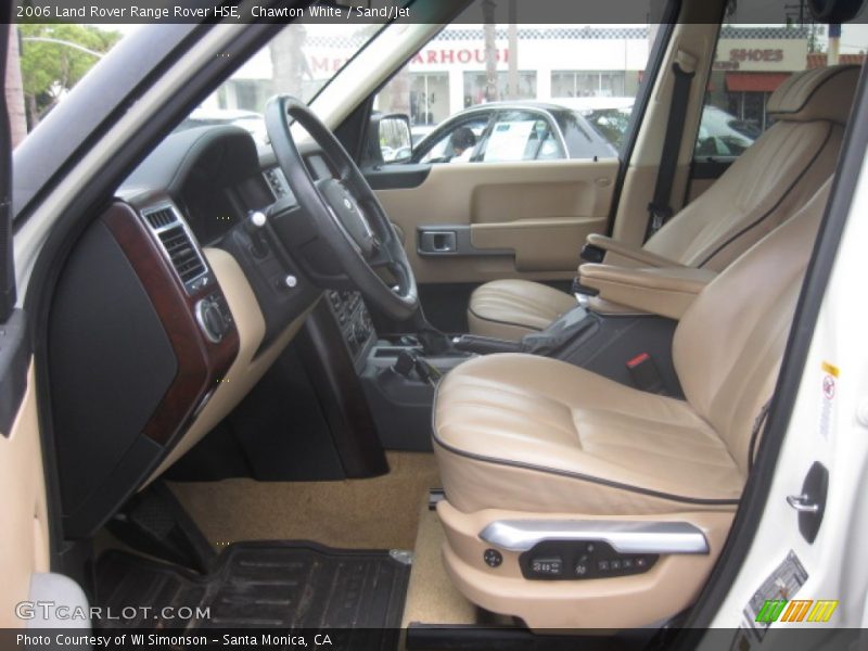 Chawton White / Sand/Jet 2006 Land Rover Range Rover HSE