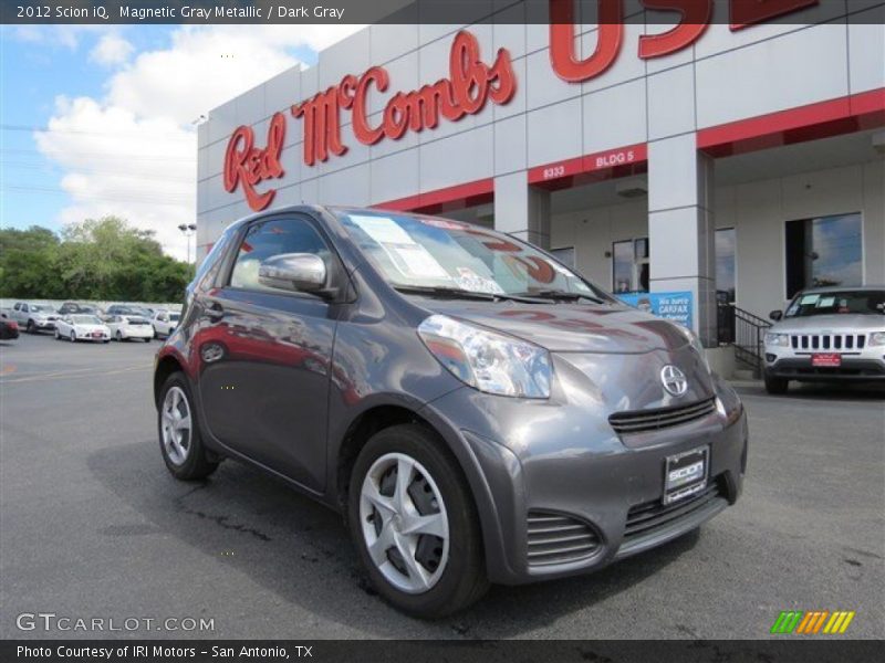 Magnetic Gray Metallic / Dark Gray 2012 Scion iQ