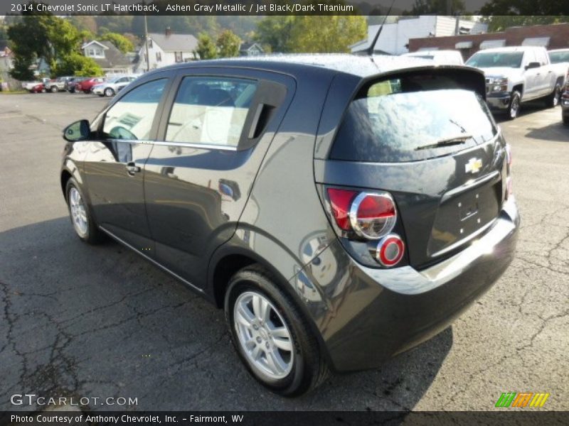 Ashen Gray Metallic / Jet Black/Dark Titanium 2014 Chevrolet Sonic LT Hatchback